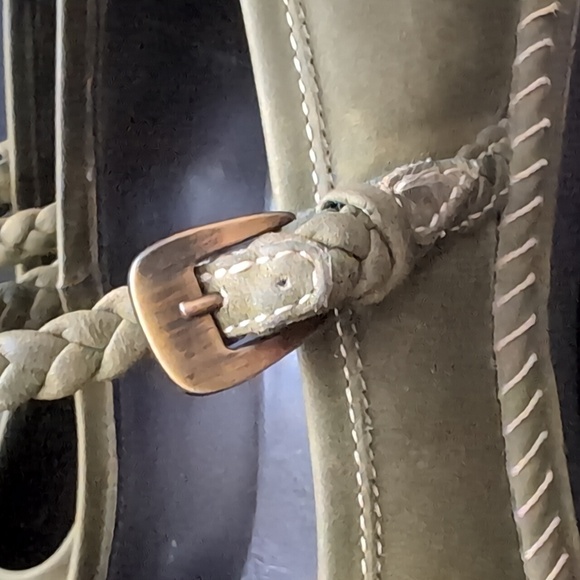 Ecco Green Leather Mary Jane Sussex Clog Woman's Shoes,Size 36. - Picture 8 of 15